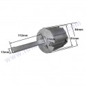 Casquillo para tubo de 85mm para maquina,regulable (C-017)