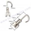 1 Mini polea inox 