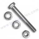 Tornillo hexagonal din 931 M8 de acero inoxidable