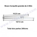 Brazos de 2.50mts Gaviota (BG-250)