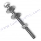 M6 Tornillo de acero inoxidable completo din 933 M6x70 (TOR-06C)