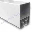 1 Perfil Guia de 125x80 de aluminio (ET125-183) 5.85mts