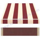 Toldo de punto recto de 1.75m x 0.80