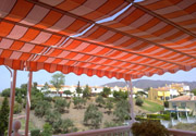 Toldo plano